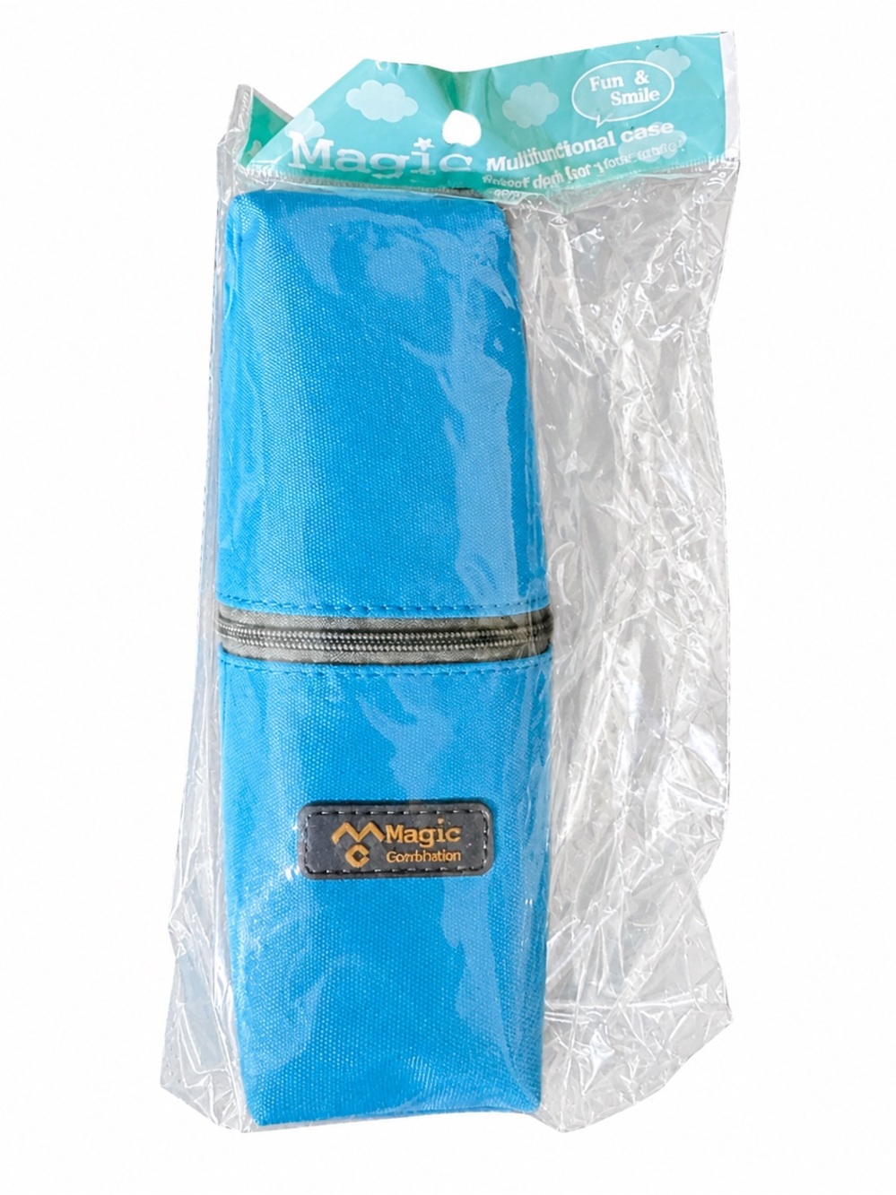 Vintage Magic Combination Pencil Case Blue Y2K Retro NOS New Package